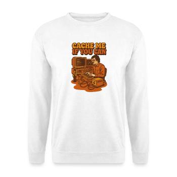 Cache me if you can | Coding Humor - Unisex Sweatshirt - white - Front