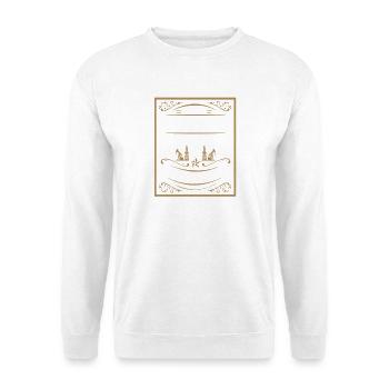 Ölfeld Ehefrau Bohrinsel Ölbohrinsel - Unisex Pullover - Weiß - Vorne - Alina (178cm) & Michal (187cm)