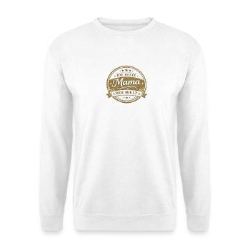 The Best Mom in the World Gift - Unisex Sweatshirt - white - Front