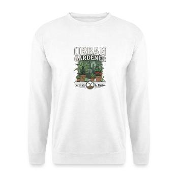 Stadtgärtner – Kultivieren und Gedeihen im Jahrgang - Unisex Pullover - Weiß - Vorne