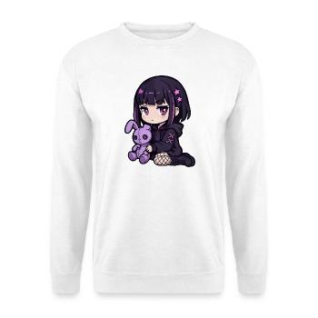 Goth Bunny Horror Rabbit Gothic Gruselig Gruselig - Unisex Pullover - Weiß - Vorne