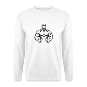 Bodybuilder Fitness - Unisex Sweatshirt - white - Front