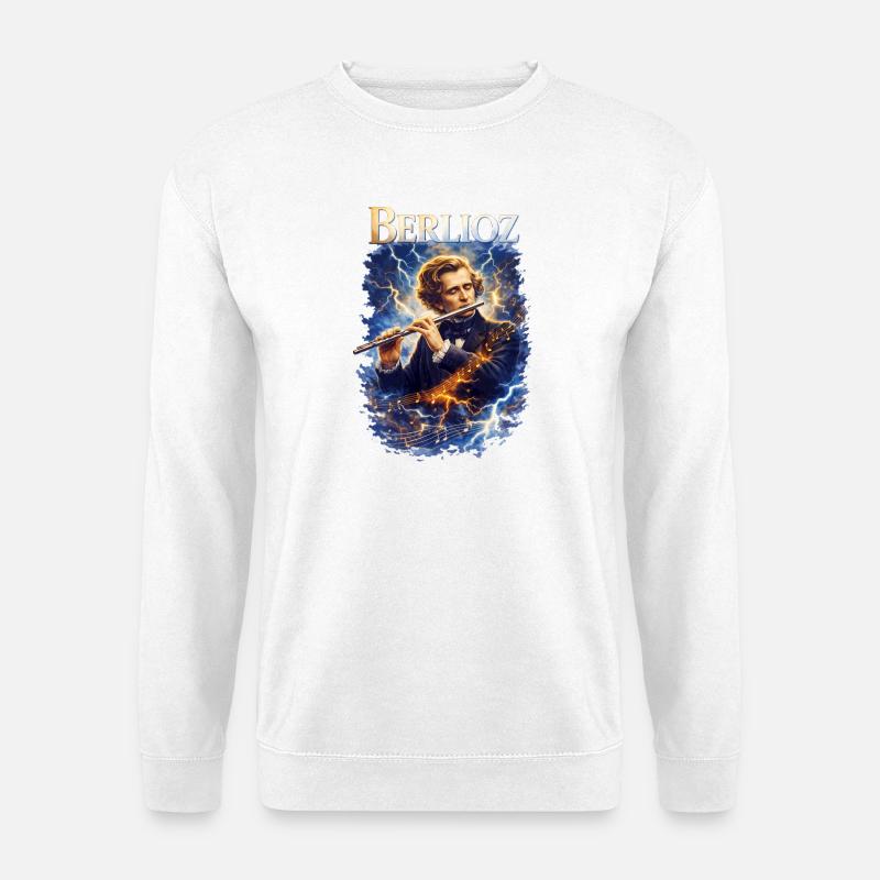 Berlioz Flöte Sturmklang - Unisex Pullover - Weiß