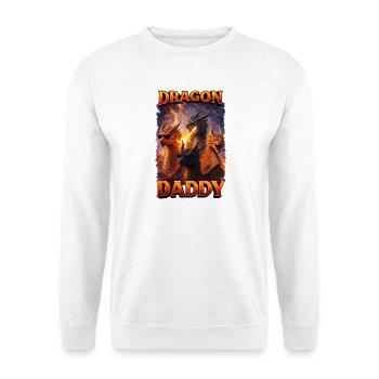 Feuerdrachen Daddy - Unisex Pullover - Weiß - Vorne