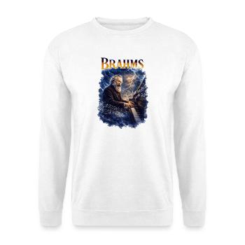 Brahms Piano Storm - Unisex Sweatshirt - white - Front