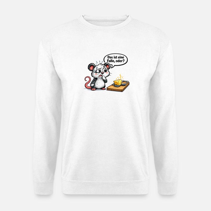 Lustiger Spruch Motiv Geschenk - Unisex Pullover - Weiß
