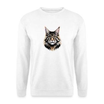 Maine Coon Cat Cat Mom Cat Maine Coon Cats - Unisex Sweatshirt - white - Front