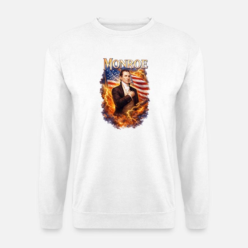 Monroe Patriotischer Sturm - Unisex Pullover - Weiß