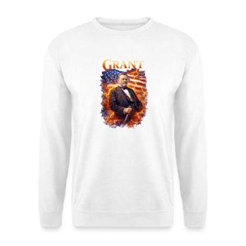 Héros de guerre avec drapeau de Firestorm - Sweat-shirt Unisexe - blanc - Devant