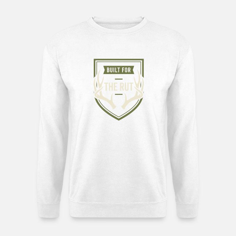 White-tailed hunter White-tail hunting Deer hunting - Unisex Sweatshirt - white