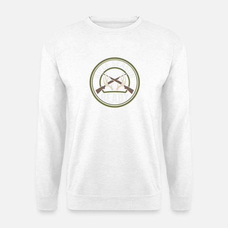 White-tailed hunter White-tail hunting Deer hunting - Unisex Sweatshirt - white