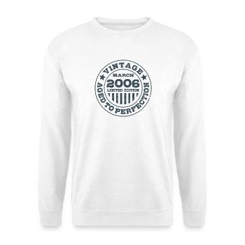 Vintage mars 2006 Édition limitée Circle - Sweat-shirt Unisexe - blanc - Devant