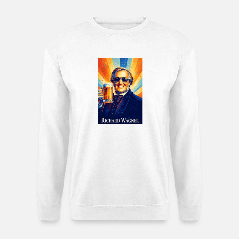 Richard Wagner - Unisex Pullover - Weiß