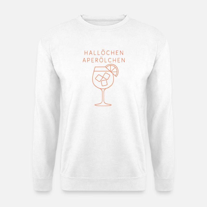 Hallöchen Aperölchen Party Spritz Gift Idea - Unisex Sweatshirt - white
