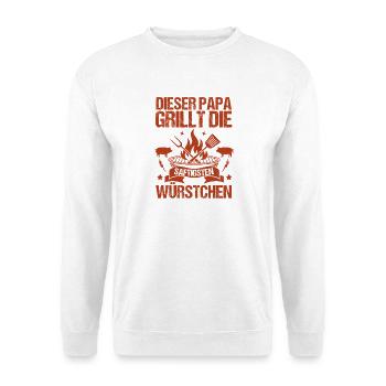 Barbecue Father Father's Day Dad - Unisex Sweatshirt - white - Front