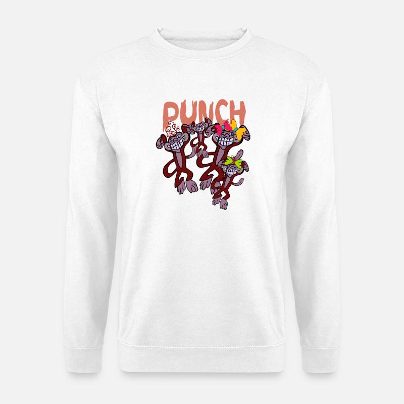 Punch - Unisex Sweatshirt - white