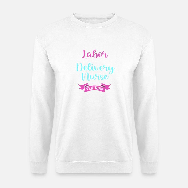 Hebamme Entbindung - Unisex Pullover - Weiß