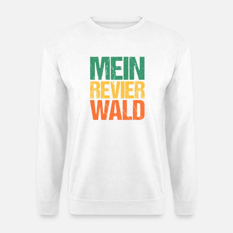 Jagd Jagen Waidmann Jäger - Unisex Pullover - Weiß