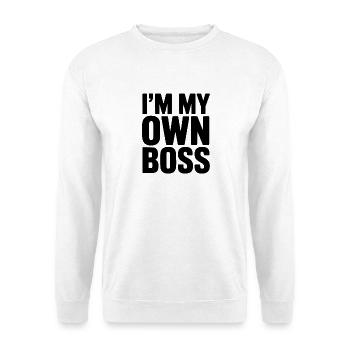 Je suis mon propre - Sweat-shirt Unisexe - blanc - Devant