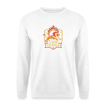 Dompteur de lions de cirque, cirque drôle pour enfants - Sweat-shirt Unisexe - blanc - Devant