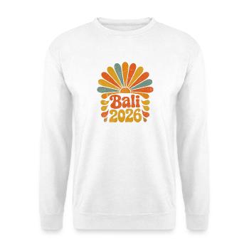 Bali 2026 Retro Sunburst - Unisex Sweatshirt - white - Front