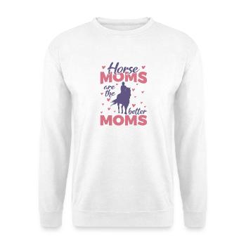 Pferdemutter - Unisex Pullover - Weiß - Vorne