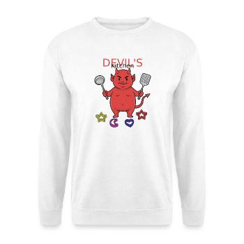 Devil's Kitchen Cooking Devil No.2 - Unisex Sweatshirt - white - Front