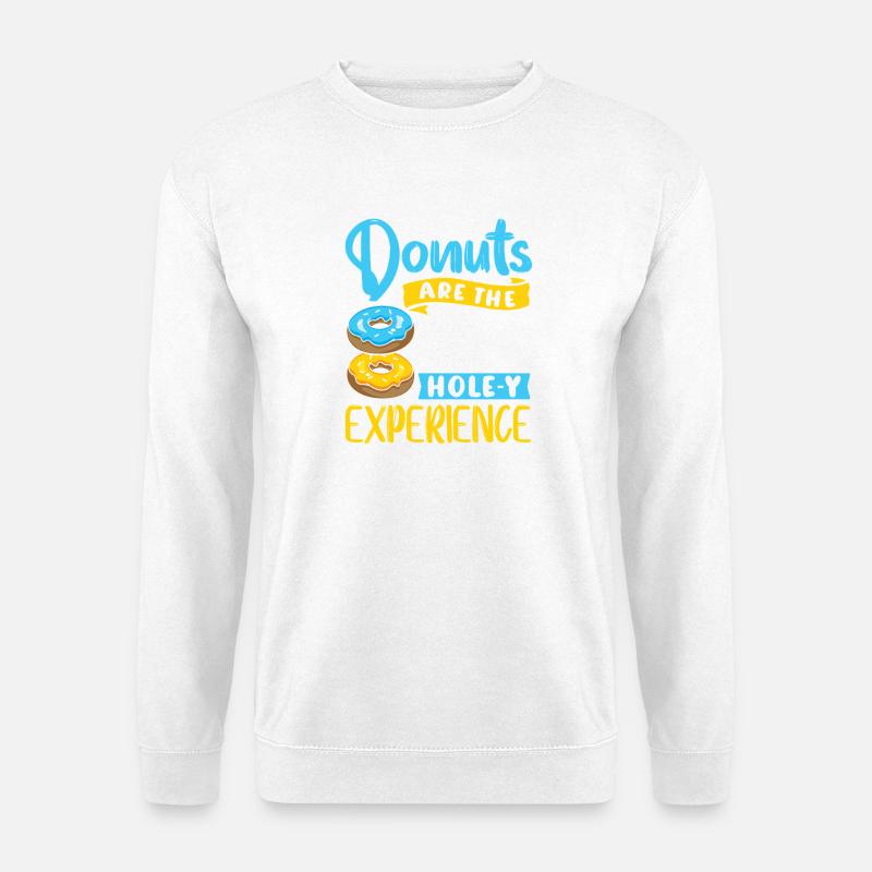 Donut Fastfood - Unisex Pullover - Weiß