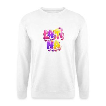 Neon Graffiti Lettering Gradient - Unisex Sweatshirt - white - Front