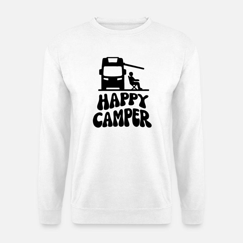 Camper Happy - Unisex Sweatshirt - white