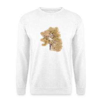 Conifer Natural Tree Art Painting - Unisex Sweatshirt - white - Front