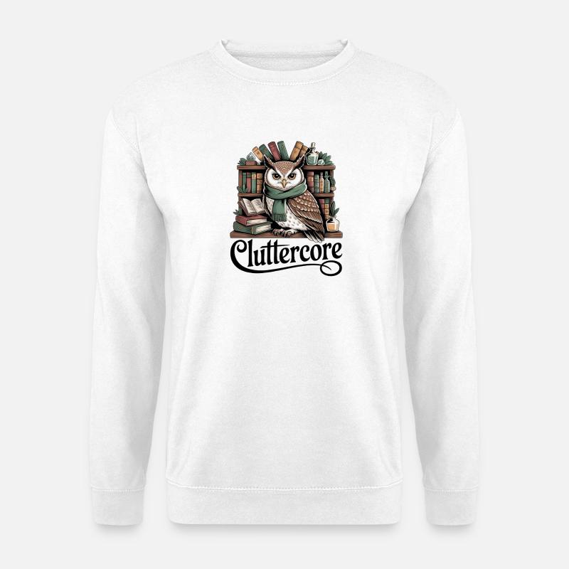 Cluttercore Enthusiast - Unisex Sweatshirt - white