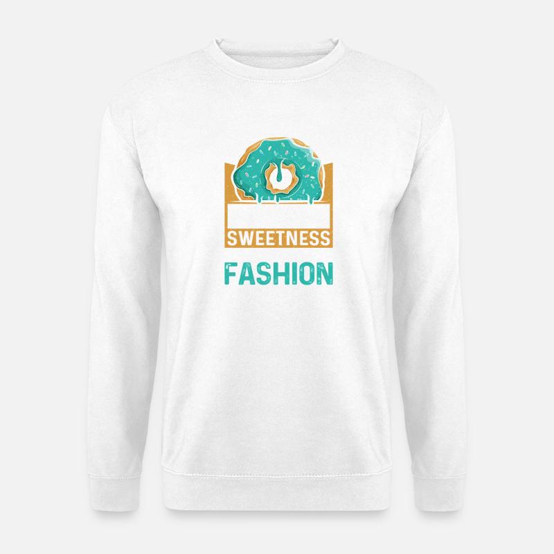 Restauration rapide en donuts - Sweat-shirt Unisexe - blanc