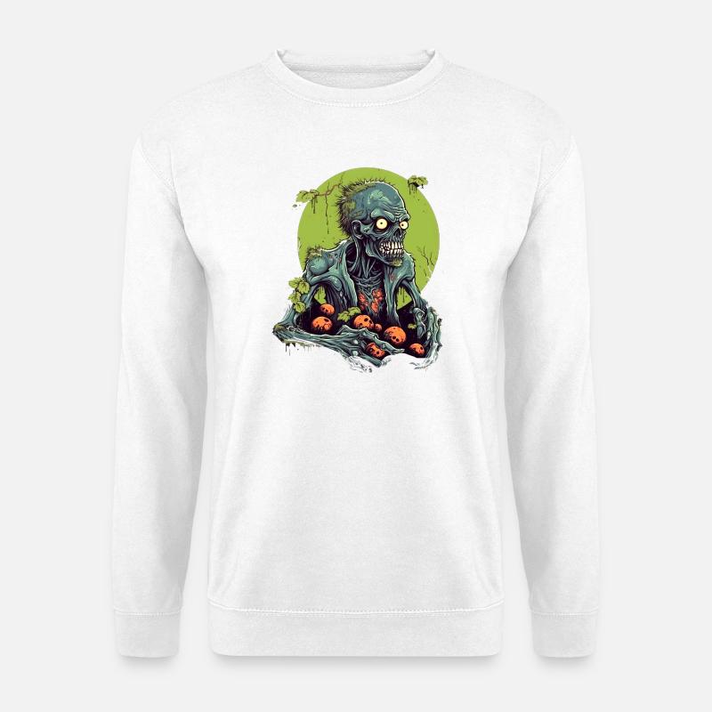 Halloween - Zombie - Horror - Hexe - Unisex Pullover - Weiß