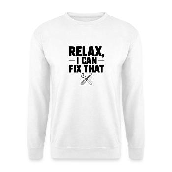 Détends-toi, je peux arranger ça - Sweat-shirt Unisexe - blanc - Devant