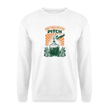 Good things come with yeast | Hobby brewing - Unisex Sweatshirt - white - Front
