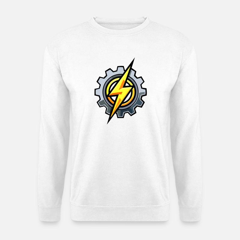 Gear Blitz – Electrical Engineering & Mechanics - Unisex Sweatshirt - white