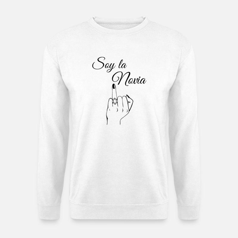 Ich bin die Abschiedsbraut - Unisex Pullover - Weiß