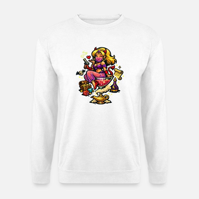 Harem-Party-Frau - Unisex Pullover - Weiß