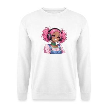 Vintage Japanese Bigfoot Gamer Anime Gaming - Unisex Sweatshirt - white - Front