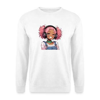 Vintage Japanese Bigfoot Gamer Anime Gaming - Unisex Sweatshirt - white - Front