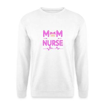 Krankenhaus Pflege Krankenschwester Geschenk - Unisex Pullover - Weiß - Vorne