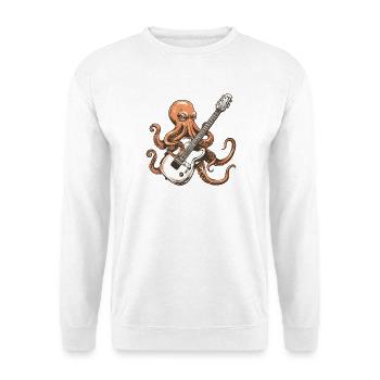 Octopus Guitar Riff - Unisex Sweatshirt - white - Front