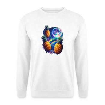Cosmic Pineapple All - Unisex Sweatshirt - white - Front