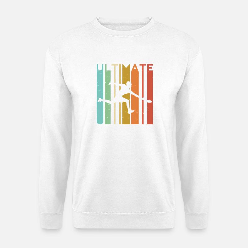 Ultimativer Regenbogen-Akrobat - Unisex Pullover - Weiß