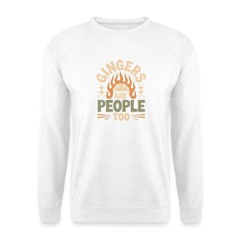 Gingers Are People Too - Unisex Sweatshirt - white - Front