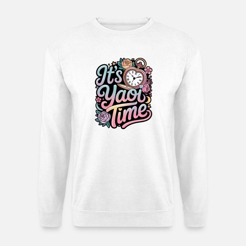 It's Yaoi Time - Unisex Sweatshirt - white