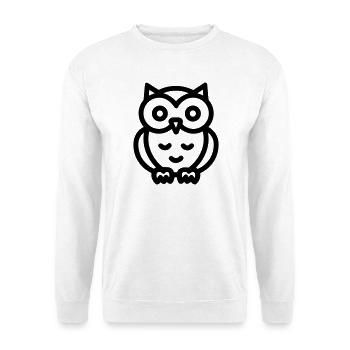 Owl - Unisex Sweatshirt - white - Front