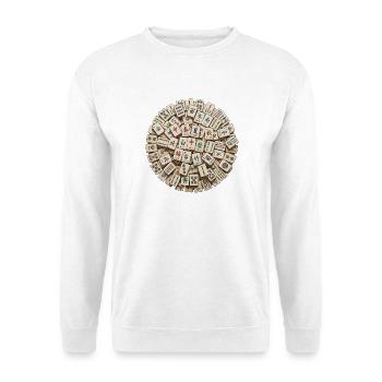 Seasons Mahjong Circle - Unisex Sweatshirt - white - Front