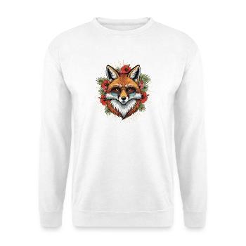 Tropical Sun Fox Style - Unisex Sweatshirt - white - Front